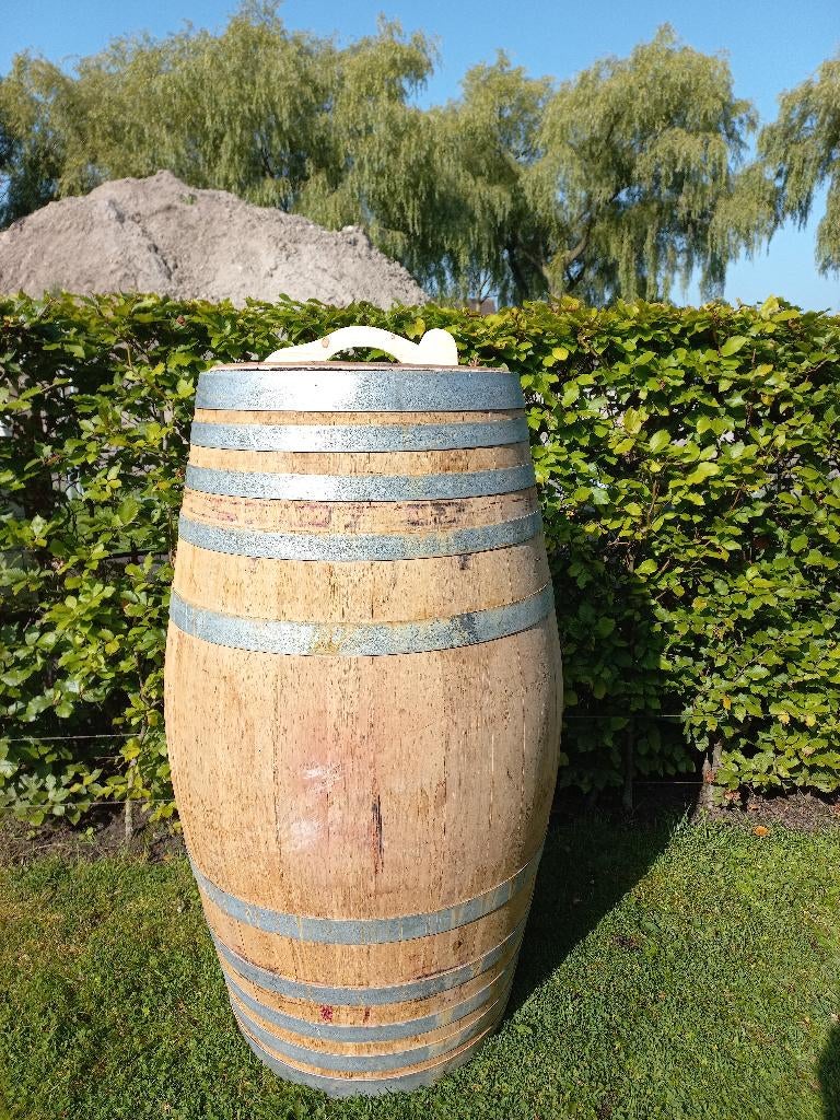 Regenton Sigaarmodel Eikenhouten Wijnvat 275 inhoud liter, 150 liter of meer, Ophalen, Nieuw, Hout