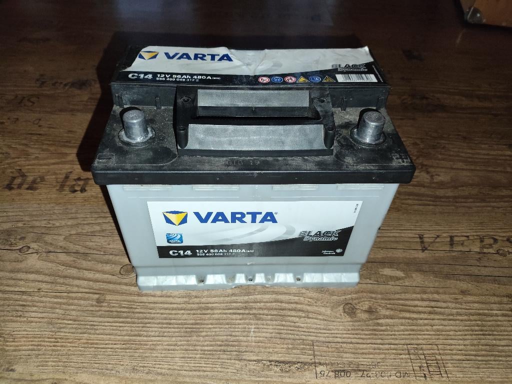varta 56AH 480A accu lees beschrijving., Ophalen, Nieuw