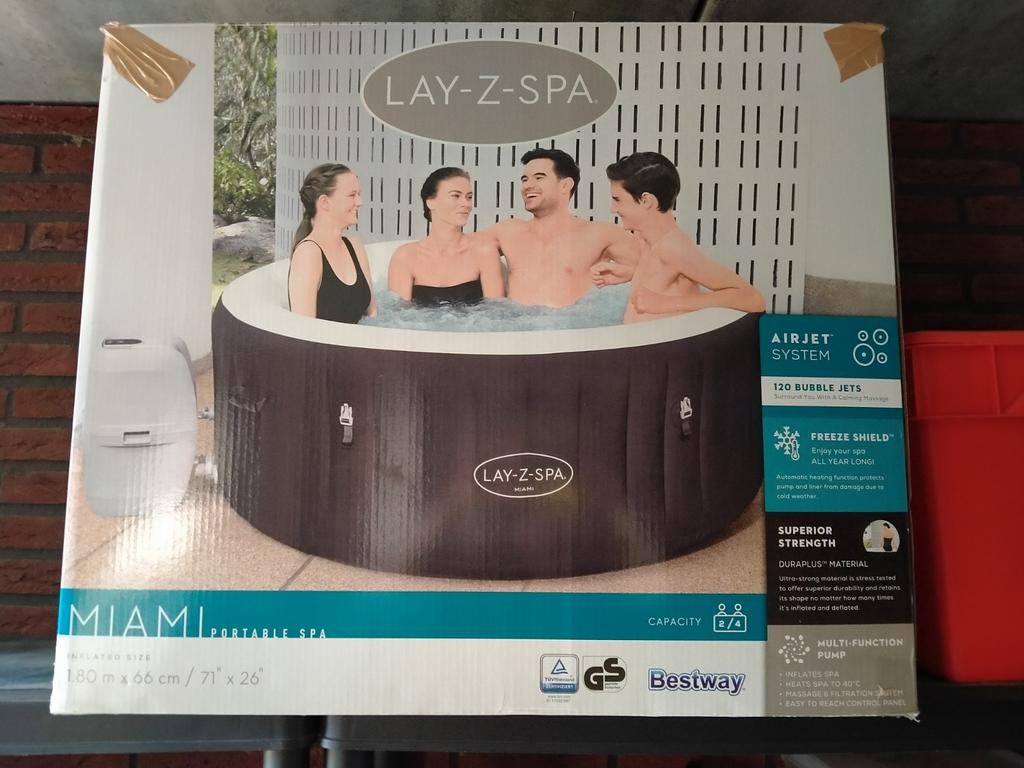 Lazy spa (helemaal compleet en werkend), Ophalen, Gebruikt