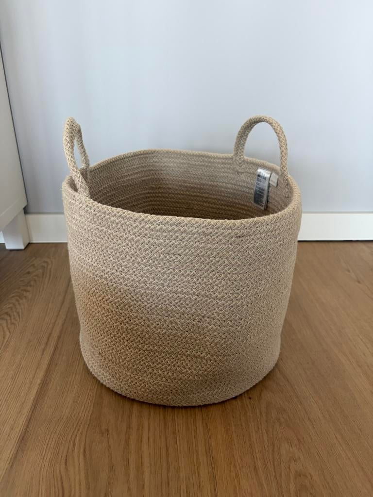 Mooie mand van H&M Home - Zo goed als nieuw, Overige materialen, Mand, Rond, Ophalen of Verzenden