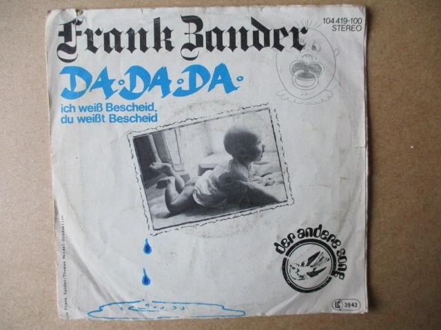 s5485 frank zander - da da da ich weis bescheid du weist, Ophalen, Gebruikt, Overige genres, 7 inch