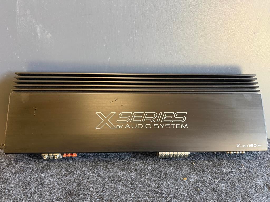 Audio System X-ion 160.4 versterker 1210watt RMS, Ophalen of Verzenden, Zo goed als nieuw