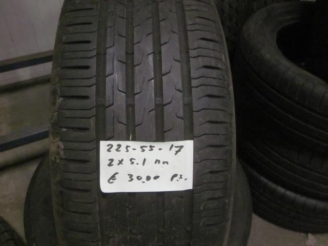 225 55 17 Diverse merken zomerbanden, Verzenden, 17 inch, Band(en), Personenwagen