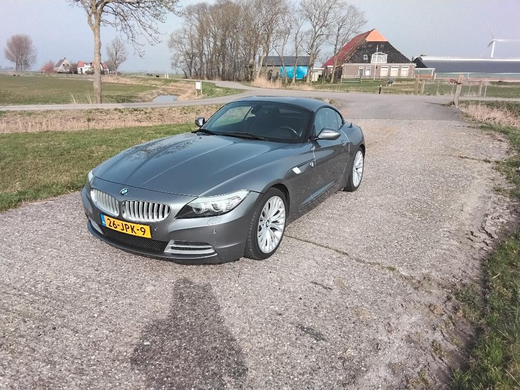 BMW Z4 2.5L Roadster Sdrive 23I Exe 2009 Grijs, Auto's, BMW, Euro 5, Zwart, 2497 cc, Cabriolet