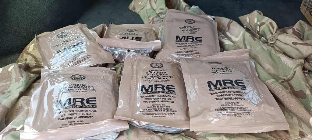 Amerikaans US Army MRE voedsel rantsoen regio Nijmegen, Verzamelen, Militaria | Algemeen, Verzenden, Landmacht, Amerika, Overige typen
