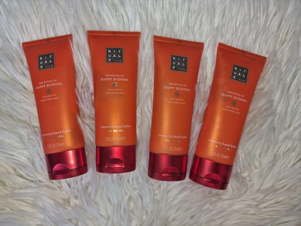 Rituals Happy Buddha 4x Hand Balm Hand Crème Buddah balsem, Ophalen of Verzenden, Nieuw