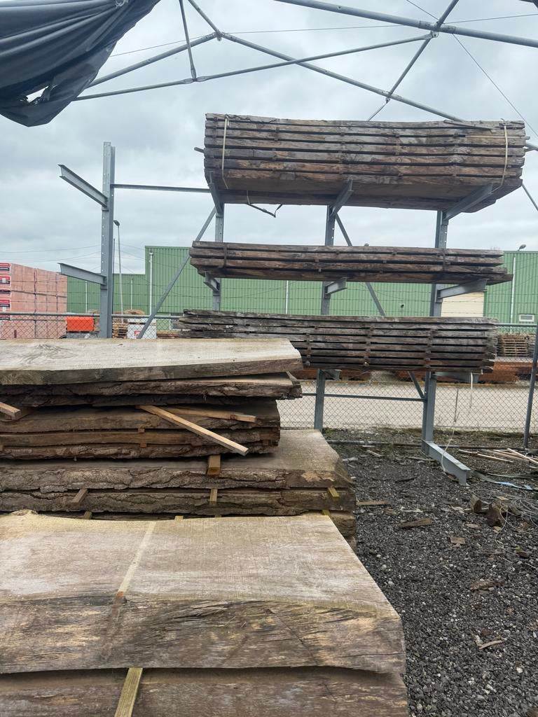 Op koper gezocht ! Diverse houtsoorten,   ( Moet weg ), Doe-het-zelf en Verbouw, Hout en Planken, Ophalen, Gebruikt, Eiken, 200 tot 250 cm