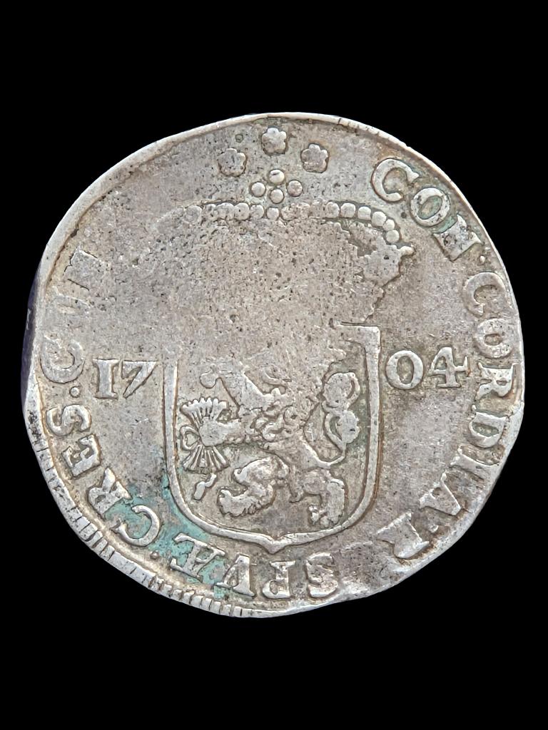 Zilveren Dukaat Zeeland 1704, Vóór koninkrijk, Zilver, Losse munt, Overige waardes