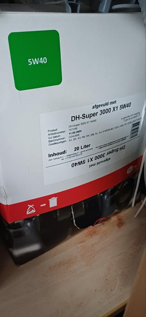 20 l 5w40 dh-super 3000 mobil, Ophalen, Nieuw