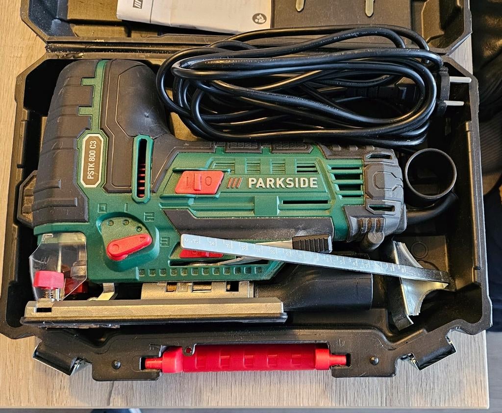 Parkside Decoupeerzaag Zo goed als nieuw, Doe-het-zelf en Verbouw, Gereedschap | Zaagmachines, Decoupeerzaag, Ophalen of Verzenden