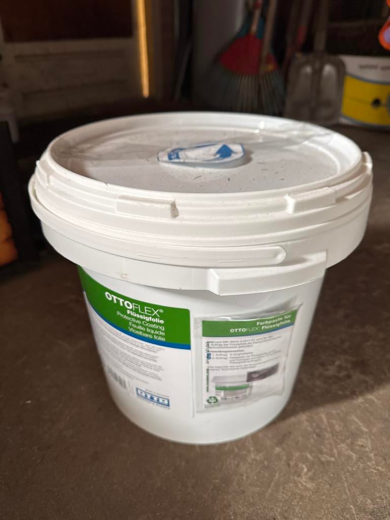 Ottoflex vloeibare folie, kimpasta, Doe-het-zelf en Verbouw, Verf, Beits en Lak, 10 tot 15 liter, Ophalen of Verzenden, Nieuw