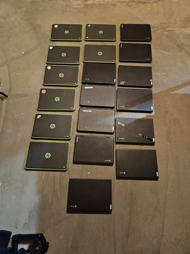 19x chromebook defect partij of los, 4 GB of minder, Diversen, Qwerty, N.v.t.