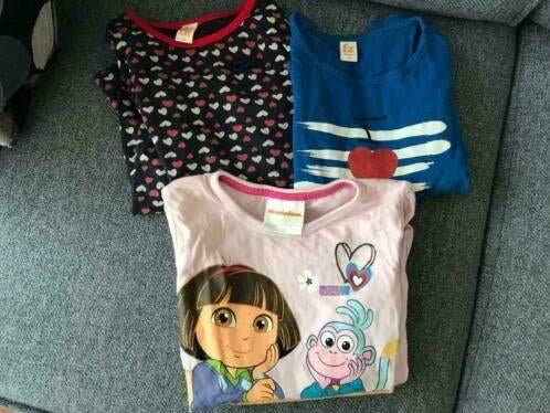 Pakket shirts in maat 122, Ophalen, Zo goed als nieuw, Meisje, Shirt of Longsleeve