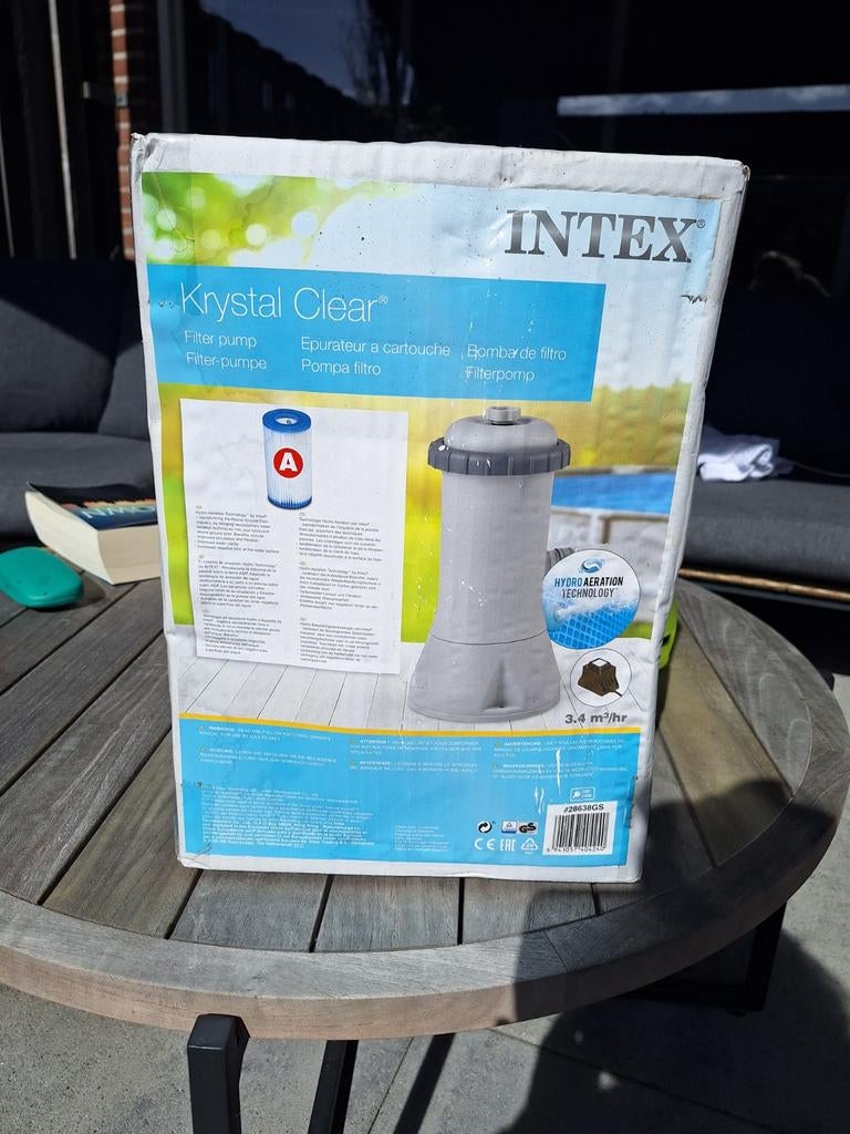 Intex 638G zwembadpomp, nieuw in doos, Ophalen of Verzenden