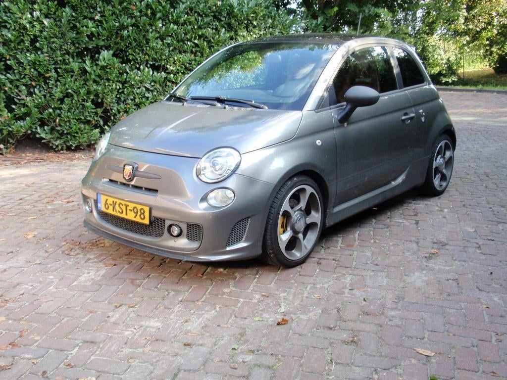 Velgen met Michelin banden 17inch, Fiat 500 Abarth., Auto-onderdelen, Ophalen, Gebruikt, Banden en Velgen, 17 inch