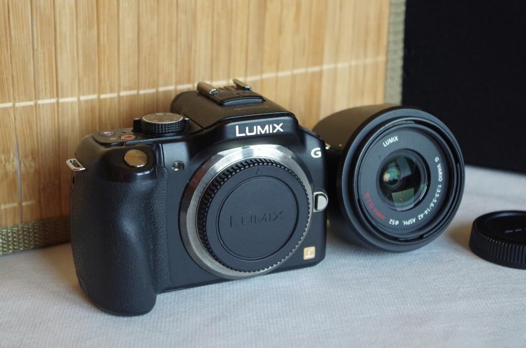 Panasonic Lumix DMC-G5 mirrorless camera set, Compact, Ophalen of Verzenden, Zo goed als nieuw, 16 Megapixel