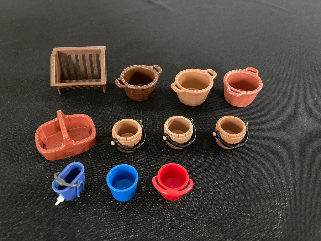 Playmobil manden, emmertjes…, Ophalen of Verzenden, Zo goed als nieuw