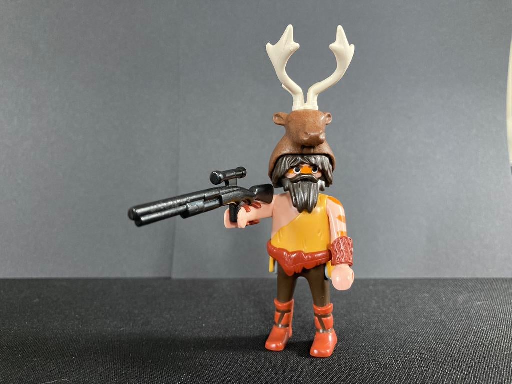 Playmobil prachtige mooie mannen pop met geweer., Ophalen of Verzenden, Zo goed als nieuw