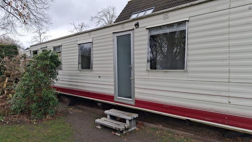 Stacaravan ABI Phoenix 32.12 afm. 10x3.60 meter te koop, Caravans en Kamperen, Stacaravans, Tot en met 4