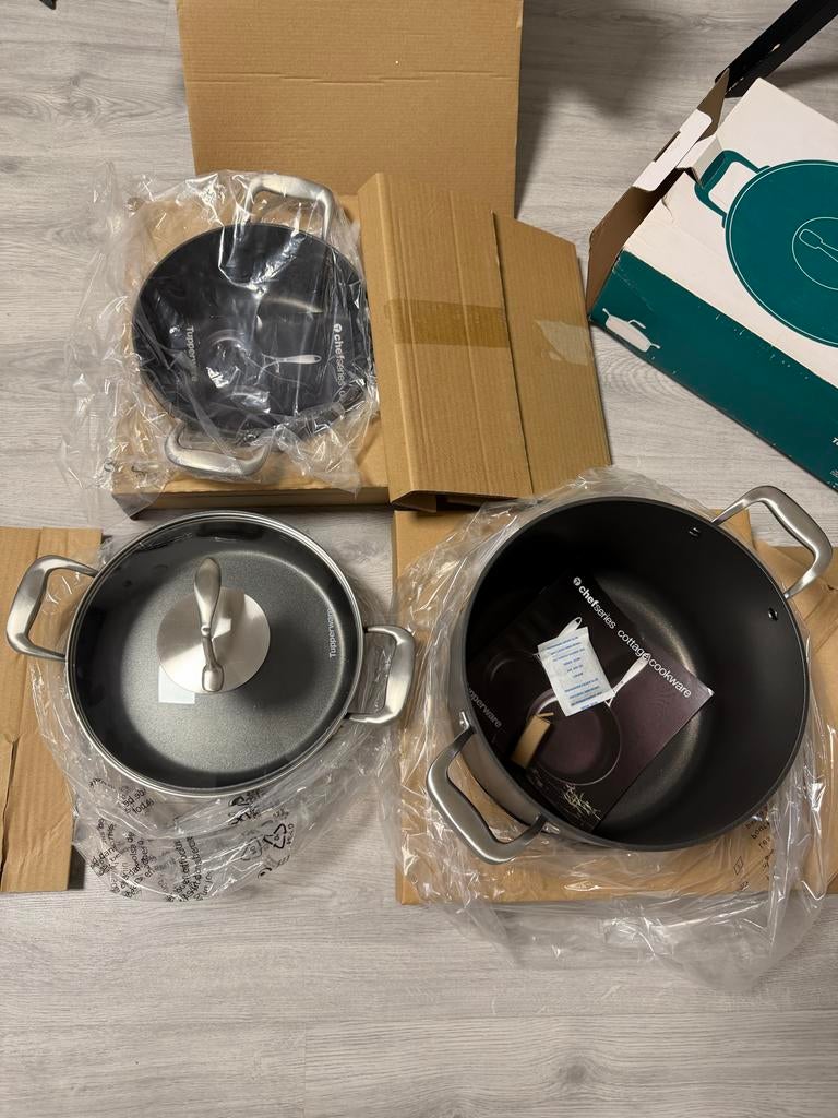 Tupperware pannen set 6 delig - Nieuw!, Huis en Inrichting, Keuken | Tupperware, Nieuw, Overige typen, Ophalen of Verzenden