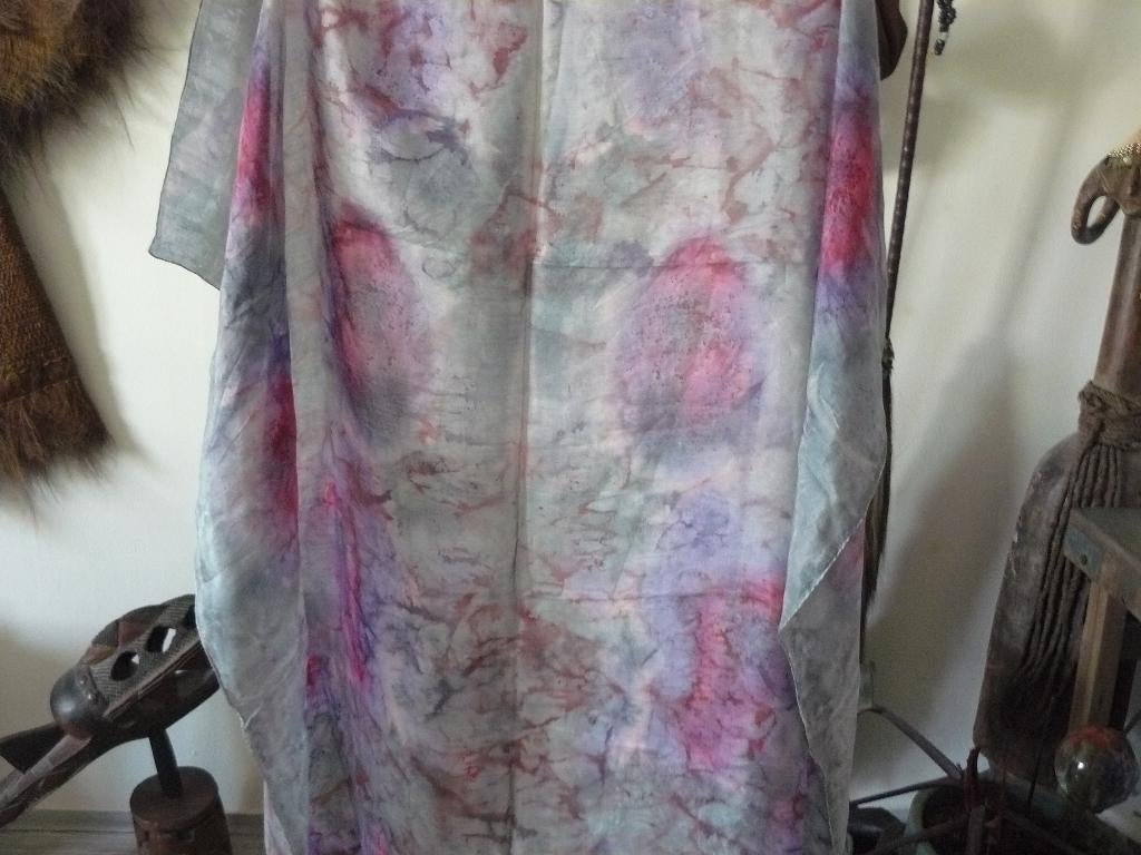 zijde sjaal, Ophalen of Verzenden, Zo goed als nieuw, Maat 46/48 (XL) of groter, Sjaal