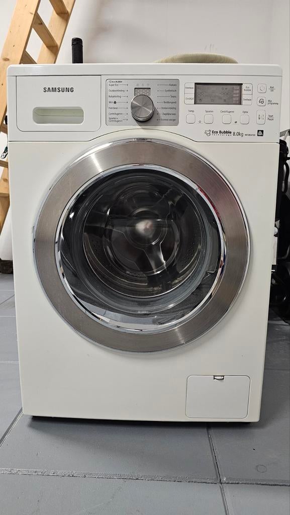 Samsung Eco Bubble 8.0KG wasmachine, Witgoed en Apparatuur, Wasmachines, Ophalen