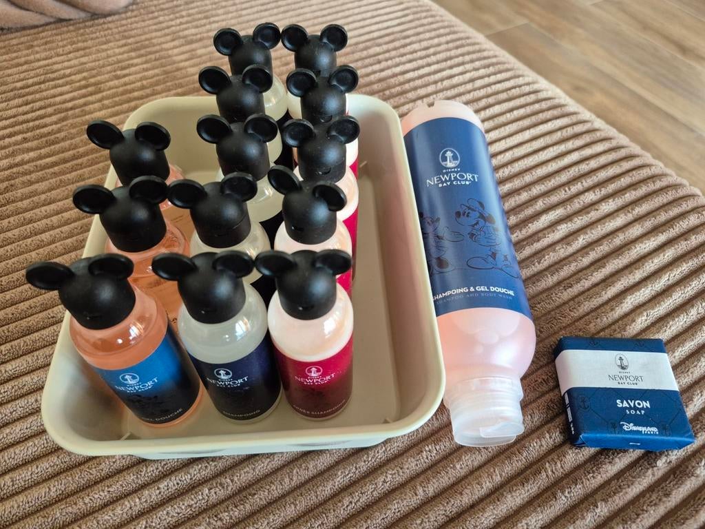 Disney Newport Bay Club Zeepjes/Shampoo e.d., Verzamelen, Ophalen of Verzenden, Overige figuren, Nieuw, Overige typen