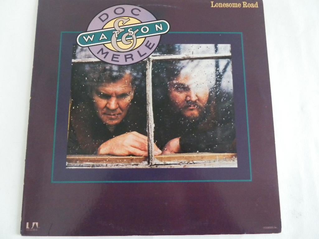 LP Doc & Merle Watson - Lonesome Road, Ophalen of Verzenden, Gebruikt, 12 inch