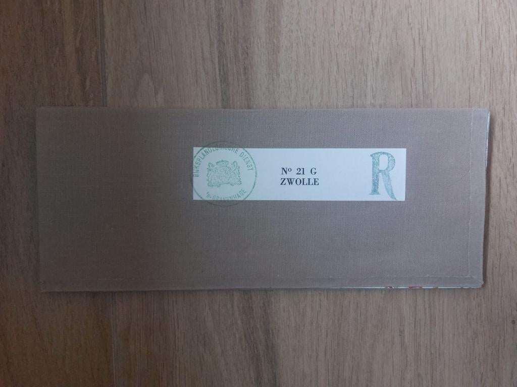 21G Zwolle Ittersum Hasselt Rouveen Stafkaart uit 1975, Boeken, Atlassen en Landkaarten, Zo goed als nieuw, Landkaart, Nederland