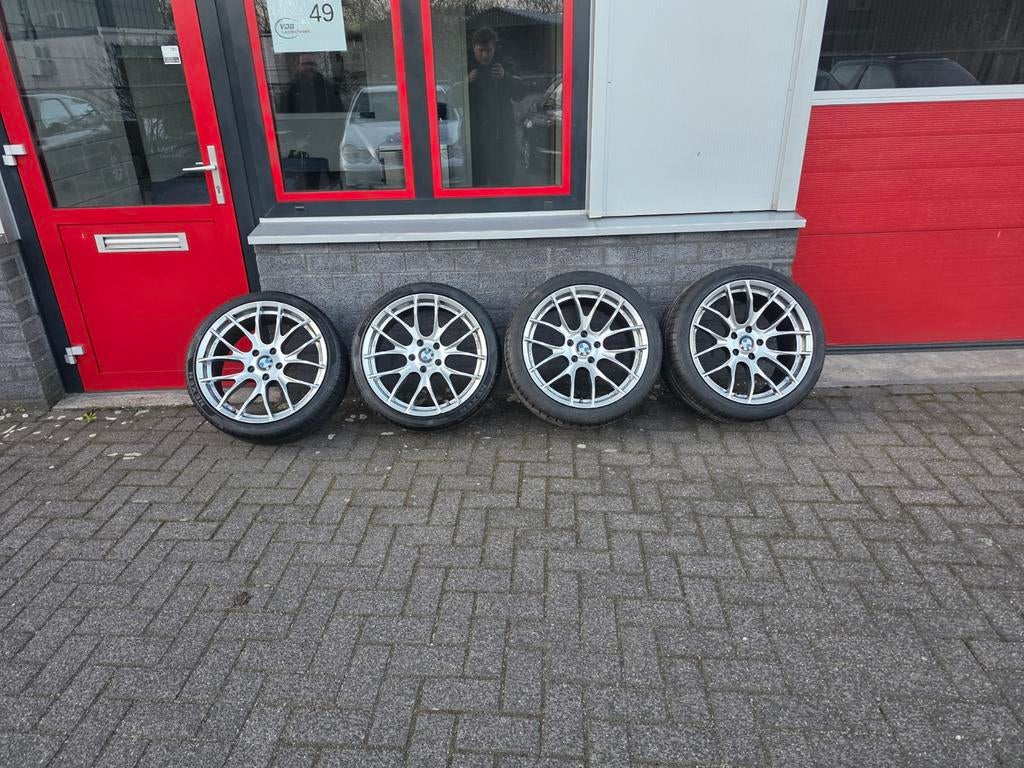 Breyton Race gts2 5x120 19 inch breedset, Gebruikt, 275 mm, Banden en Velgen, Personenwagen
