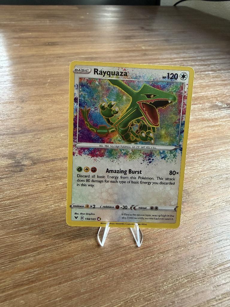 Rayquaza - Vivid Voltage Pokémon kaart, Ophalen, Zo goed als nieuw