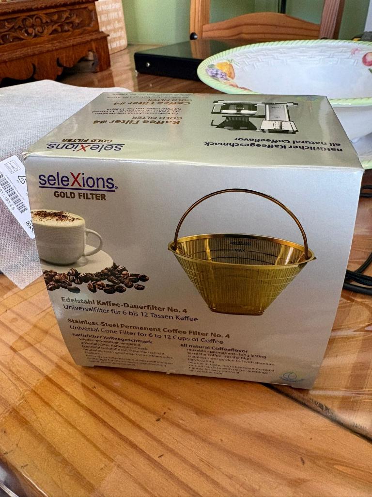 Koffiefilter Goldfilter Moccamaster Douwe Egberts NIEUW, Witgoed en Apparatuur, Koffiezetapparaten, Nieuw, Koffiemachine, Ophalen of Verzenden