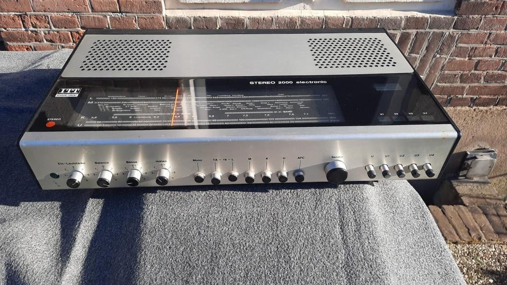 ITT Schaub Lorenz Stereo 2000 electronic tuner (onbekend), Audio, Tv en Foto, Ophalen, Niet werkend, Analoog