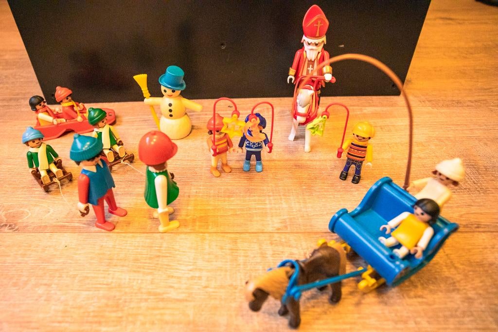 Vintage Playmobil Sinterklaas Winterset, Kinderen en Baby's, Speelgoed | Playmobil, Ophalen of Verzenden, Gebruikt, Complete set