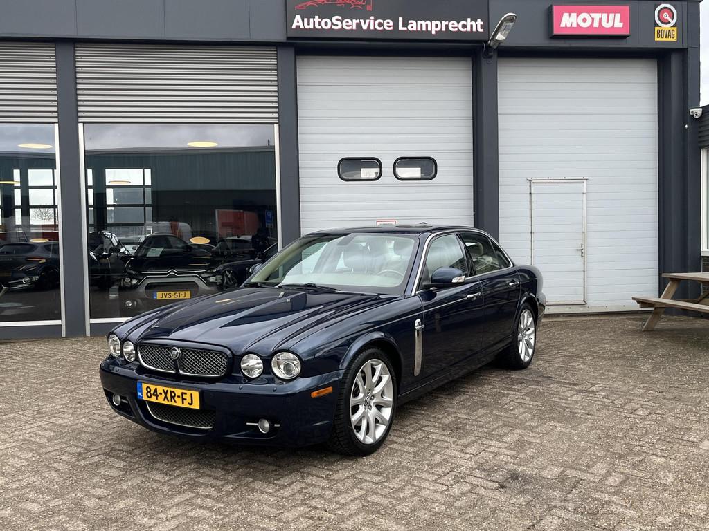 Jaguar XJ 4.2 V8 Sovereign SWB 2 eigenaren open dak nette st, Auto's, Automaat, Achterwielaandrijving, Gebruikt, Blauw