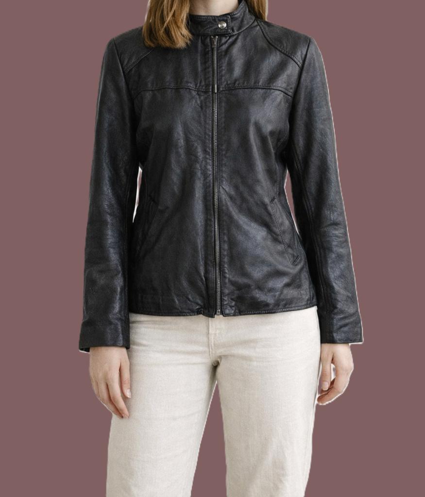 Zagora – echte leren jas maat 36/38, Zagora, Zwart, Ophalen of Verzenden, Zo goed als nieuw