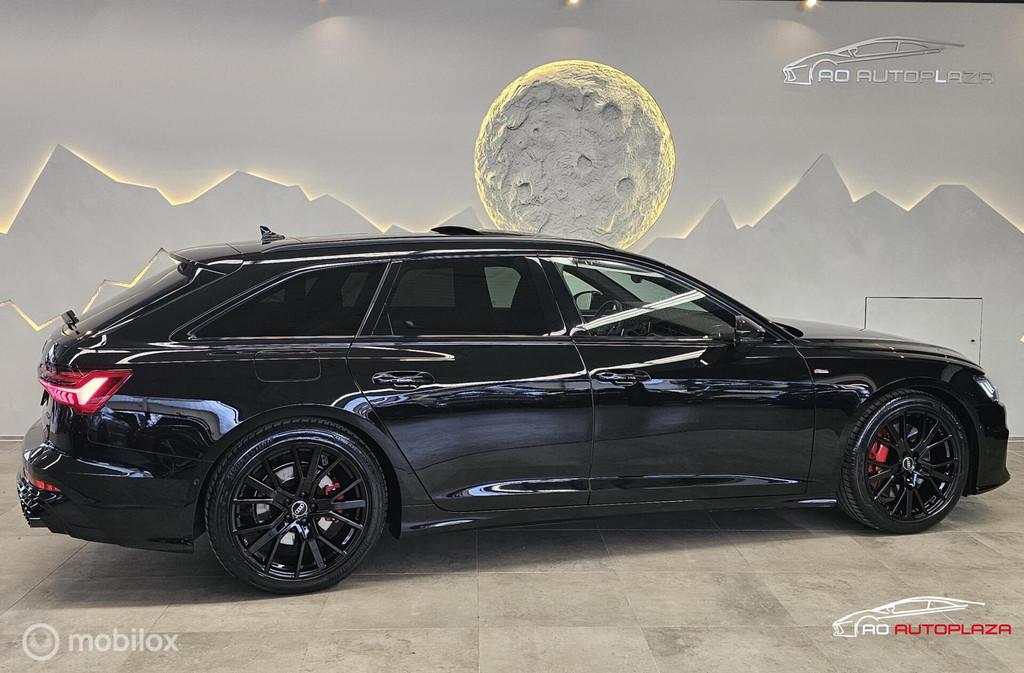 Audi A6 Avant 55 TFSI e quattro 3x S-line Competition Panora, Zwart, 4 cilinders, Zwart, Leder