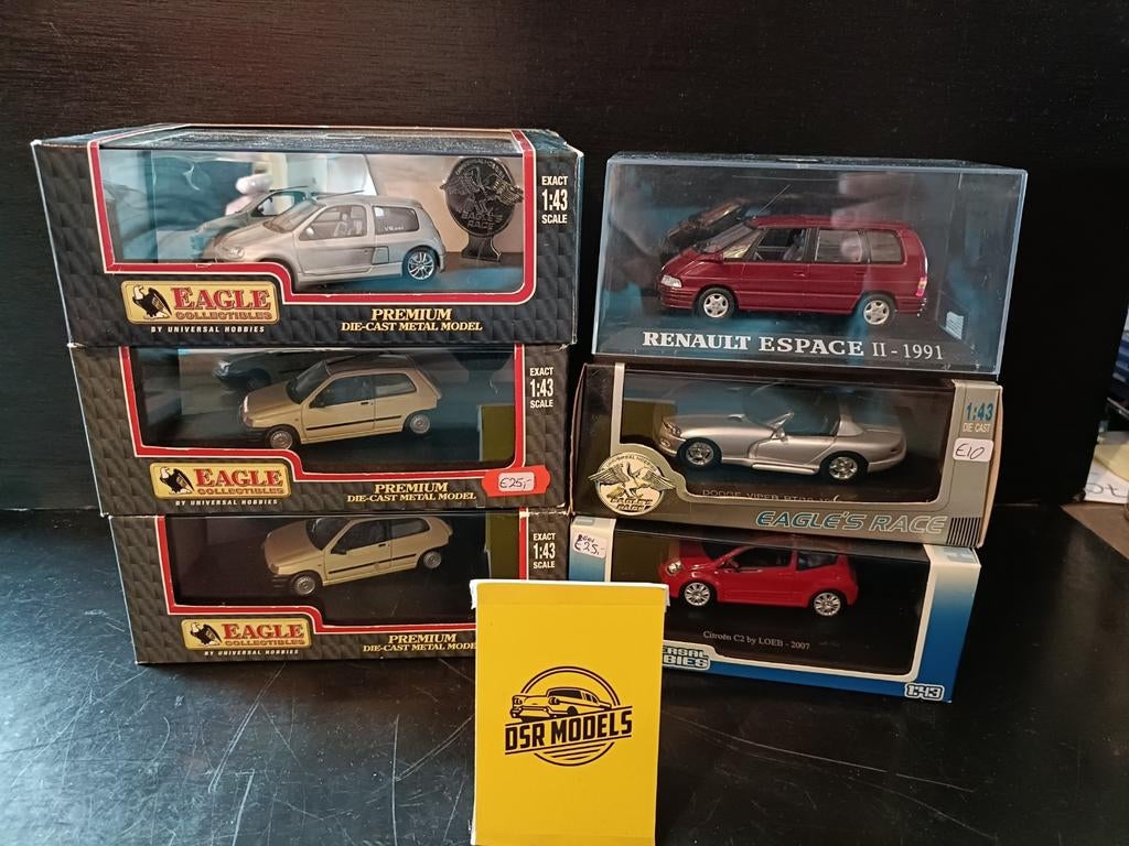 1:43 Verschillende merken en types van universal hobbies, S, Auto, R, Nieuw