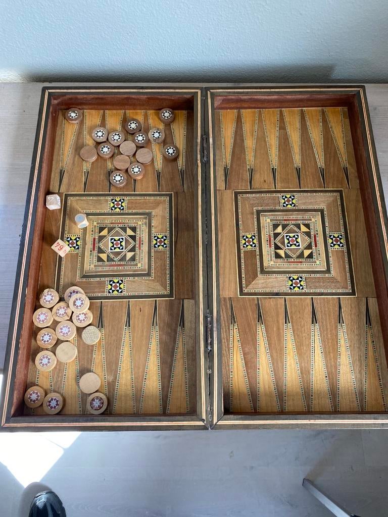 Backgammon en schaakspel, Ophalen of Verzenden