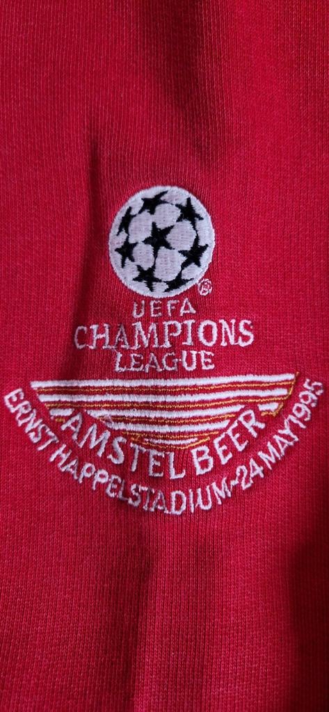 AJAX CHAMPIONS LEAGUE SWEATHERuit 1995, Maat XL, Ophalen of Verzenden, Shirt