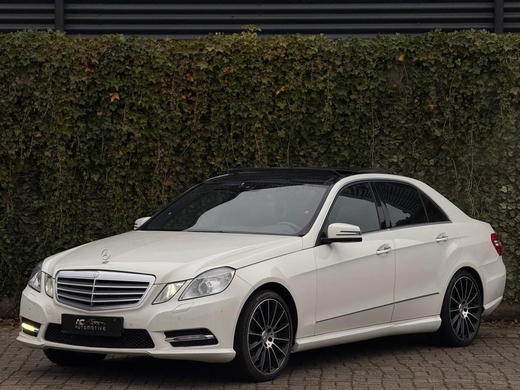 Mercedes-Benz E-klasse 500 AMG-Line Pano Leder, Achterwielaandrijving, Gebruikt, 8 cilinders, Wit