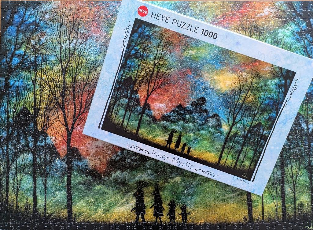 Puzzel Inner Mystic, 1000 stukjes, Hobby en Vrije tijd, Denksport en Puzzels, Ophalen of Verzenden, 500 t/m 1500 stukjes, Gebruikt