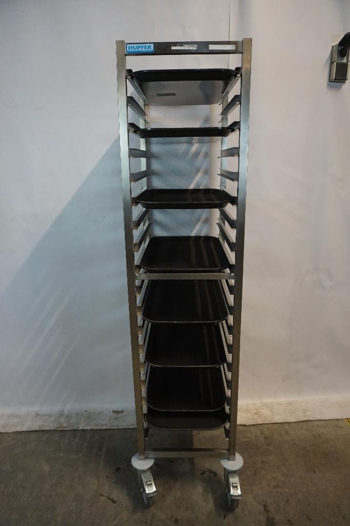 Hupfer regaalwagen dienbladenwagen | 2 stuks met dienbladen, Overige typen, Ophalen, Gebruikt, Overige materialen