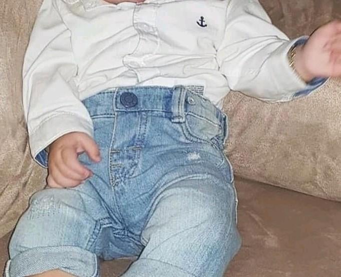 H&m matroos blouse wit baby kleding maat 68 overhemd bloesje, H&M, Zo goed als nieuw, Overhemdje of Bloesje, Verzenden