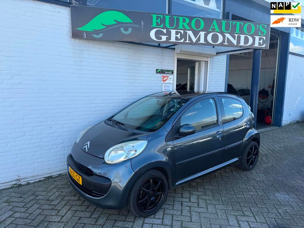 Citroen C1 1.0-12V Ambiance AIRCO AUTOMAAT JAAR APK BIJ LEVE, Auto's, Gebruikt, 4 stoelen, C1, Origineel Nederlands