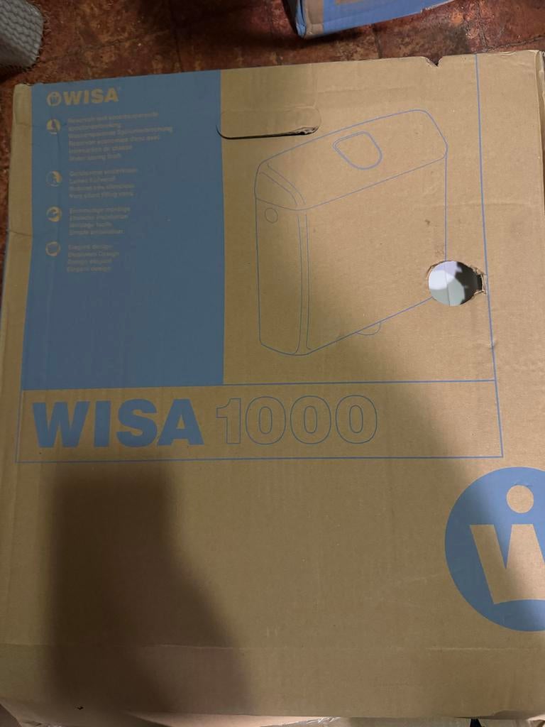 Wisa 1000 wc reservoir - Nieuw in doos stortbak, Doe-het-zelf en Verbouw, Sanitair, Ophalen, Nieuw, Toilet