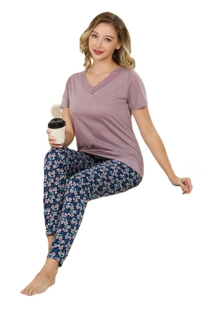 Leuke voorjaars Pyjama  € 10.00, Home's, Maat 42/44 (L), Nieuw, Home's