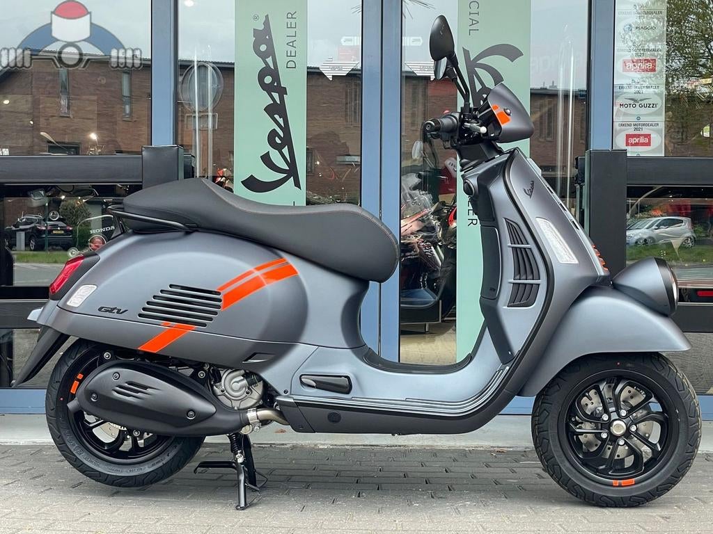Vespa GTV 310 Grigio Travolgente Matt (2026), Scooter, Bedrijf, Onbekend, Minimaal motorrijbewijs A2