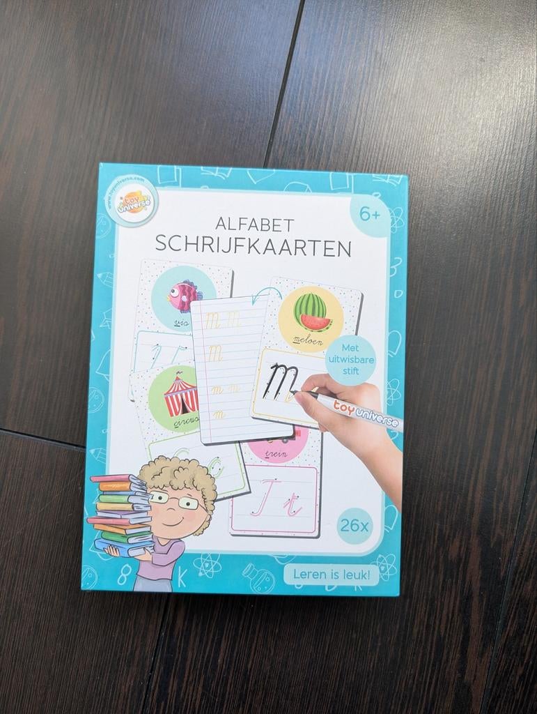 Alfabet Schrijfkaarten met uitwisbare stift, Ophalen of Verzenden