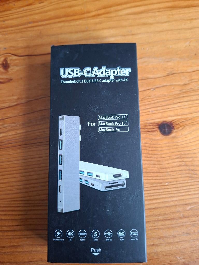 USB-C adapter (macBook) Nieuw !!!!!, Computers en Software, Overige merken, Laptop, Nieuw, Ophalen of Verzenden